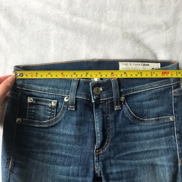Rag & Bone Mid Rise Skinny Jeans Rae size 25 - Picture 10 of 15